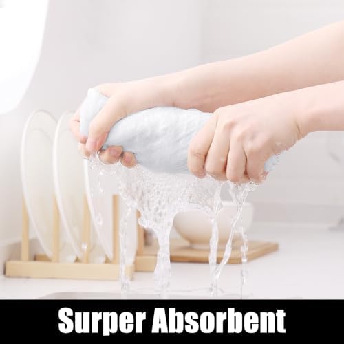Homaxy Microfiber Kitchen Towels and Dishcloths Sets, 8 Pack - Image 2
