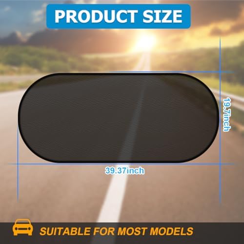19.69 x 39.37 Inch Car Window Sunshade - Image 2