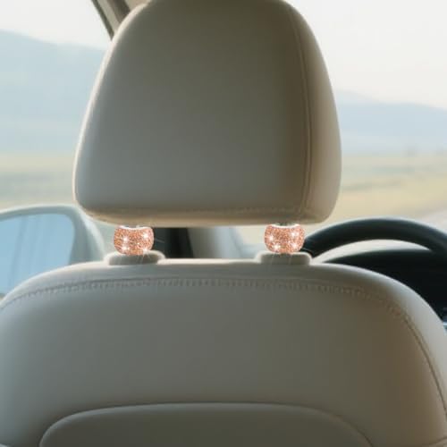 Rhinestone Car Headrest Collar Rings - Image 5