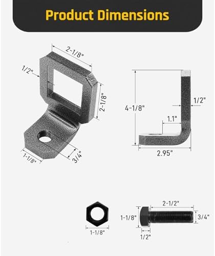 Anti Rattle Hitch Clamp, Hitch Tightener - Image 7