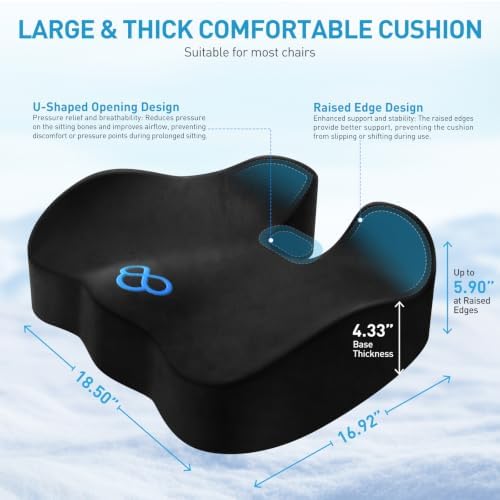 BlissTrends Extra Thick Seat Cushion - Image 2