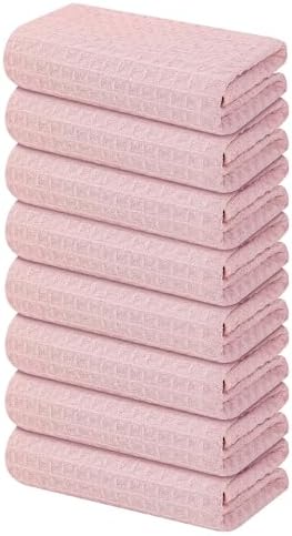 Homaxy Microfiber Waffle Weave Kitchen Towels, 8 Pack by Homaxy