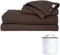 Luxury Organic Japanese Cotton Waffle Bath Towel | Thick, Quick Dry Bathroom by KOSMU