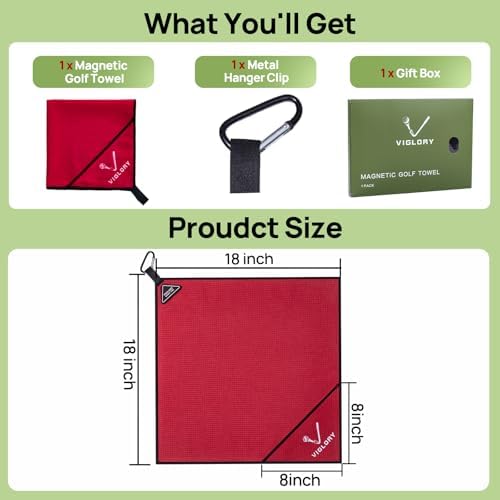 Magnetic Golf Towel 18"x18" - Image 6
