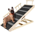 GaliGali Dog Ramp Adjustable Portable Folding Pet Ramp Grey 43.3" Long by GaliGali