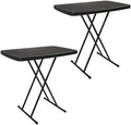 Lavish Home Indoor & Outdoor Portable Folding Table Set of 2 by LavishHomeCollection