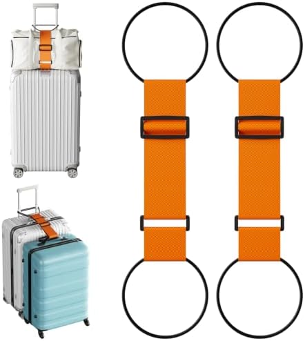2 Pcs Luggage Connector Straps Bungee by Unknown