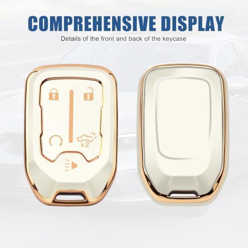 for GMC Key Fob Cover, 5 Buttons TPU Protection Case - Image 4