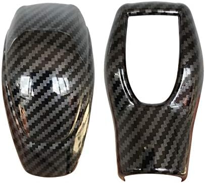 ruihe Car Gear Shift Knob Cover Carbon Fiber Color Sticker Trim Fit - Image 5