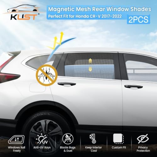 KUST Car Window Shades for 2017-2022 Honda CR-V CRV Accessories, Breathable - Image 2
