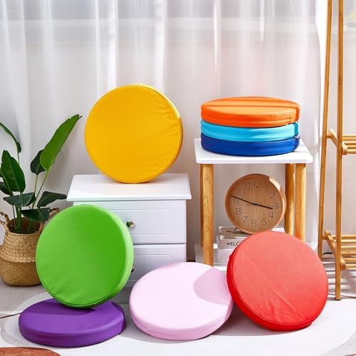 Juexica 8 Pcs Floor Cushions Kids, Classic Color, 13.8 x 13.8 x 2 Inch - Image 3