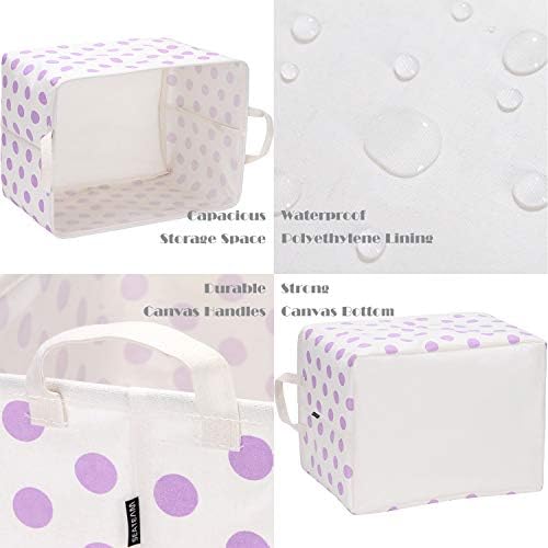 Sea Team Large Rectangle Open-Top Canvas Storage Basket - Image 5
