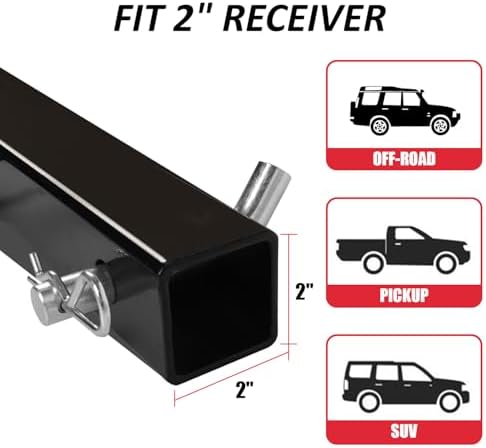 FORWODE 53 x19 Hitch Cargo Carrier, 500 lbs Load Trailer Hitch Cargo Basket - Image 6