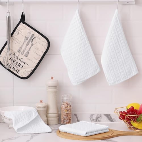 Homaxy Microfiber Waffle Weave Kitchen Dish Cloths - Image 2
