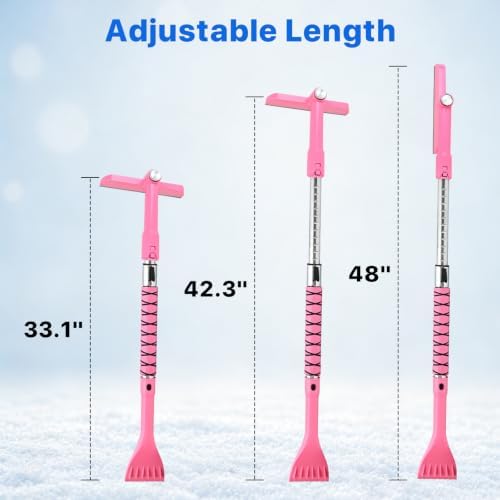 48 in Extendable Snow Brush and Ice Scraper - Image 6