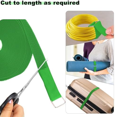 YMCRLUX 1"x16ft Hook and Loop Straps - Image 2
