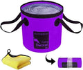 Collapsible Bucket 5 Gallon Container Folding Water Bucket Portable Wash Basin by AUTODECO