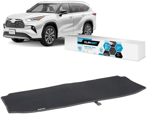 CLIM ART Cargo Liner for Toyota Highlander 2020-2026 Custom Fit Trunk Mat by CLIMART