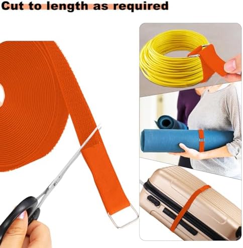 YMCRLUX 1"x16ft Hook and Loop Straps - Image 2