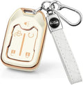 for GMC Key Fob Cover, 5 Buttons TPU Protection Case by CARKEYCOVERforKERHXLE