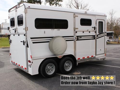 Gray Spare Tire Cover, Waterproof PVC Leather - Image 4