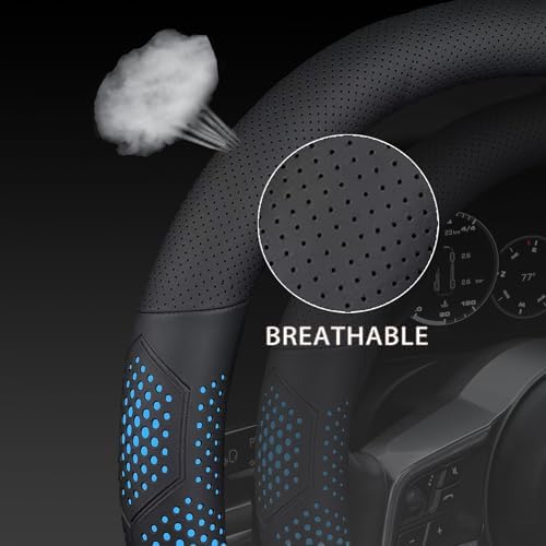 Yangday Leather Steering Wheel Cover - Image 3