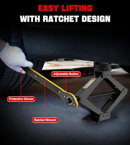 Car Jack 2.5 Ton, Scissor Lift Jack - Image 5