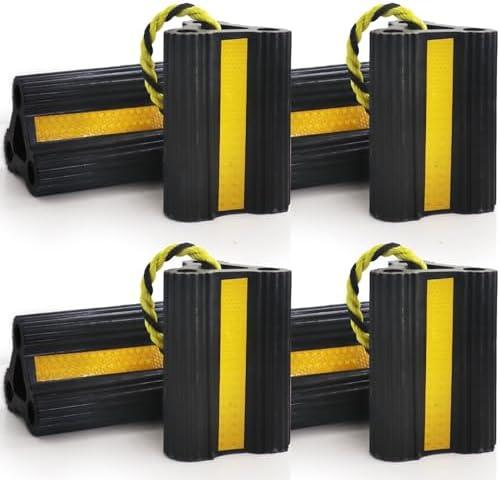 Wheel Chocks for RV Trailers 4Pair 8Pack by Unknown