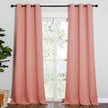NICETOWN Coral Room Darkening Curtain Drapes by NICETOWN