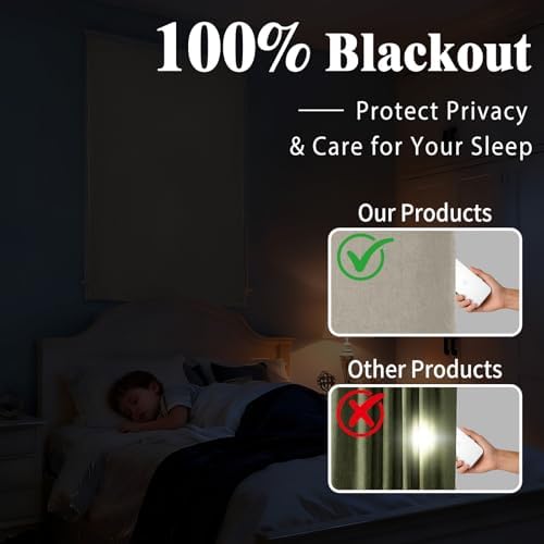 100% Blackout Self Adhesive Portable Curtains - Image 2