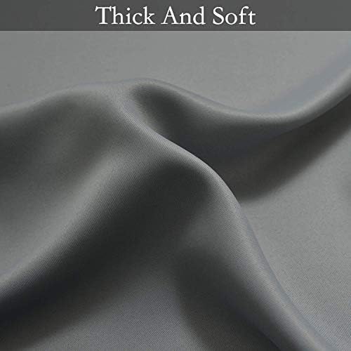 SimpleHome Grey to White Ombre Room Darkening Curtains 84 inches, 1 Panel - Image 7