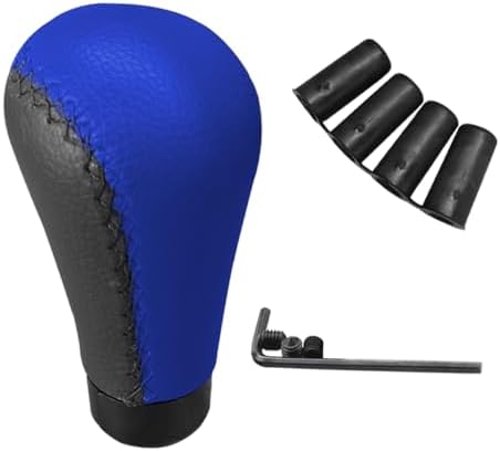 ZIMISI 5 Speed Shifter Knobs, Leather Car Gear Shift Knob by Unknown
