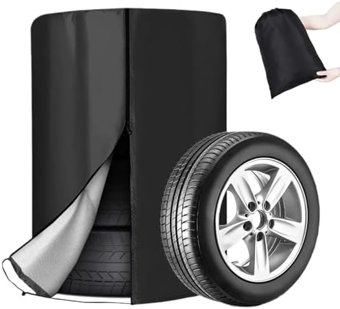 Tire Covers for Storage, Durable Tire Storage Bag Waterproof Tire Dust by SXAOZYRS
