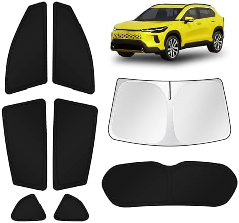 KUST Car Window Shades for Toyota RAV4 2013-2018 Windshield Sun Shade Side by KUST
