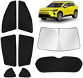 KUST Car Window Shades for Toyota RAV4 2013-2018 Windshield Sun Shade Side by KUST