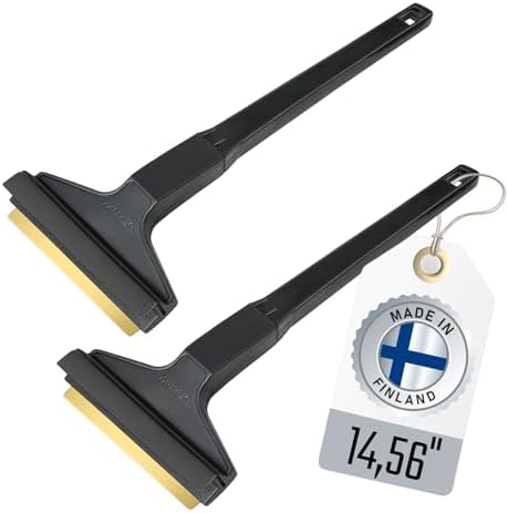 Car Brass Ice Scraper Long Handle Ice Scraper Brass Blade 14, 5 inch Ice Scraper by L+%26+P+Car+Design