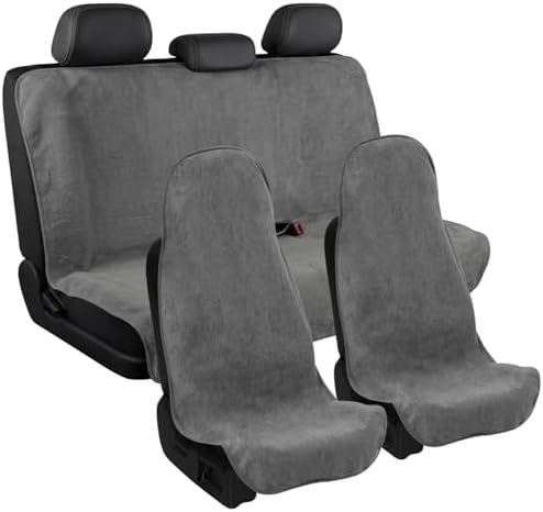 Waterproof Car Seat Cover Full Sets Interior Sets Universal Fits Car Sweat Towel by COLINOO