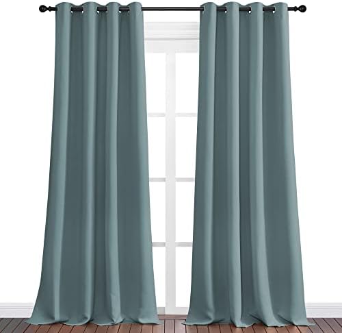 NICETOWN Modern Blackout Curtains, 2 Panels, W55 x L108-inch - Image 2