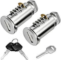 2 PCS Lock Cores, One-Key System Locking Kit Includes 1 Control Key, 2 Keys & 2 by Unknown