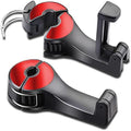 Car Headrest Hook with Phone Holder, Universal 360 Rotation Headrest Hooks by SCOVVORD