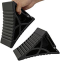 Rubber Wheel Chocks for RV Trailer by Unknown