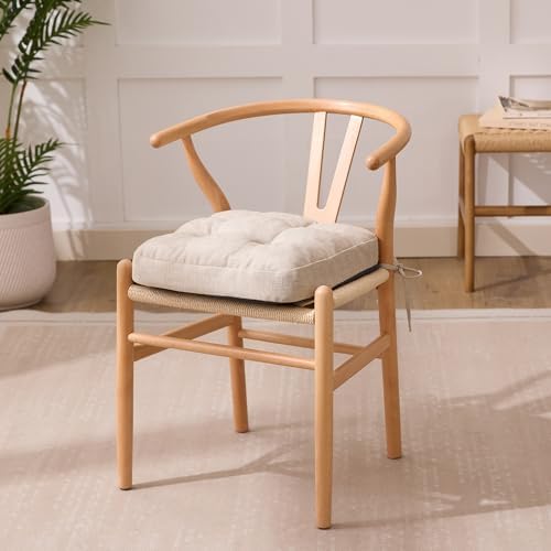 IASEAHK Memory Foam Dining Chair Cushions, 16.5"x16.5"x3.5" - Image 2