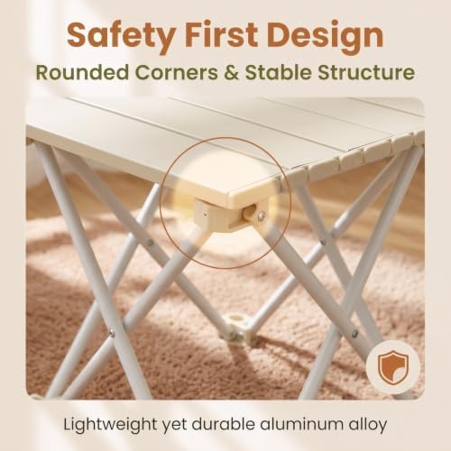 Folding Camping Table, Small Camping Table, Portable Aluminum Camp Table - Image 5