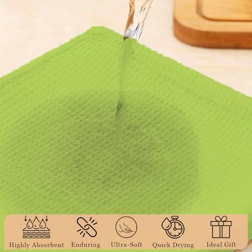 Kitchen Cleaning Dish Wash Cloths Waffle Terry Design Kitchen - Image 5