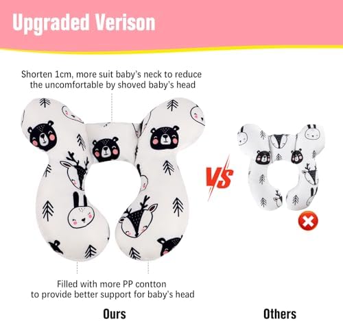 KAKIBLIN Baby Neck Pillow, Baby Support Pillow, Infant Neck Pillows - Image 5