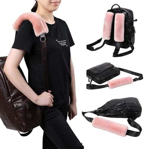 OGLAND 2 Pack Sheepskin Car Seat Belt Cover Pads | Wool Seatbelt Cushions - Image 6