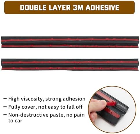 Door Sill Guards Kit Rubber Door Entry Guards Protector Wrangler TJ 2 Door - Image 4