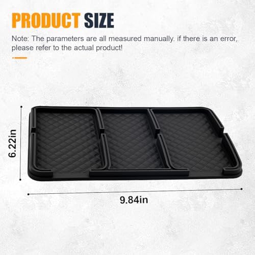 YoRise Bling Rhinestone Car Dashboard Mat - Image 2