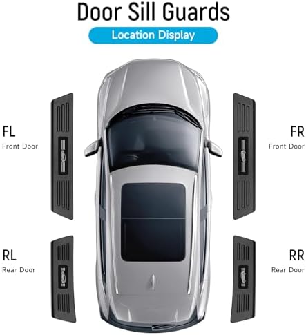 ZZEQYG 4 Pcs Door Sill Protector - Image 5