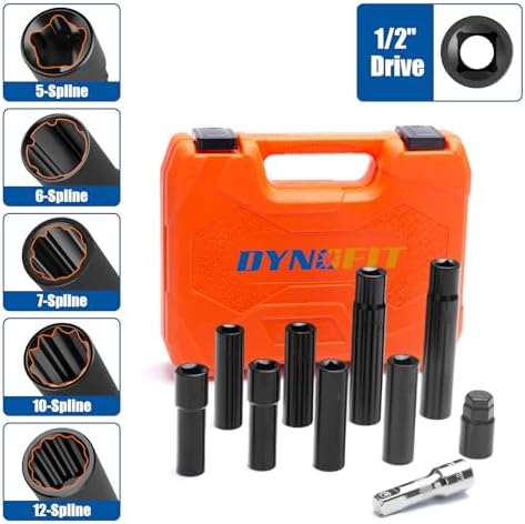 Dynofit Spline Lug Nuts Socket Set - Image 2